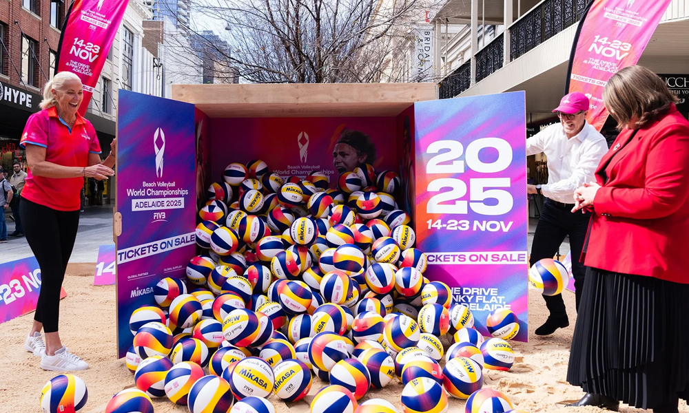 Official ball for 2025 beach volleyball worlds